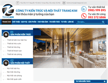 Tablet Screenshot of kientructrangkim.com